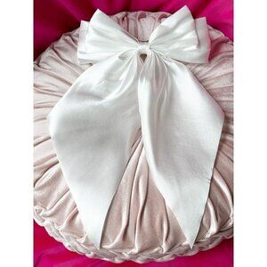 Hair Bow Satin Oversized Hair Clip Elegant Classy Bridal/Prom Season